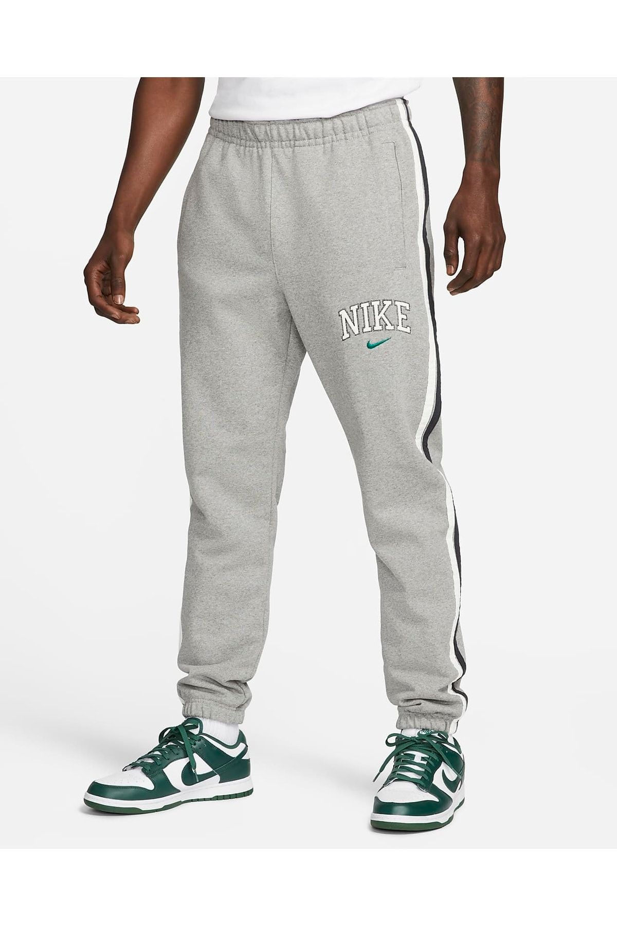 Nike Sportswear Retro Fleece Erkek Gri Eşofman Altı Dz5225-063