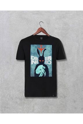 Donnie Darko Film Tasarım Baskılı Unisex Siyah Tişört 711444dk1239136