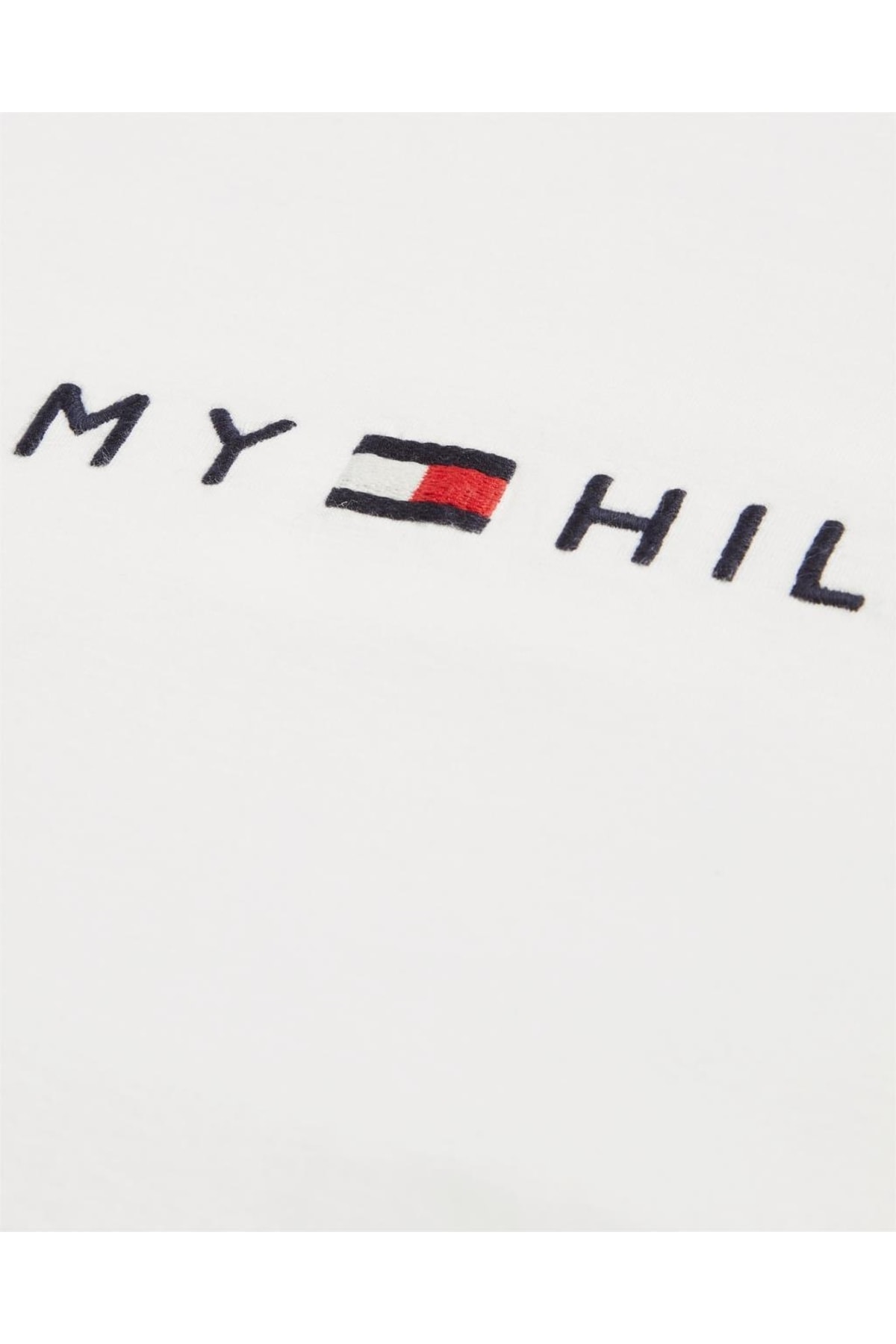 تامی هیلفیگر تی شرت مردانه سفید طرح لوگوی Core Tommy