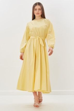 Prenses Elbise Sarı HNZ9541
