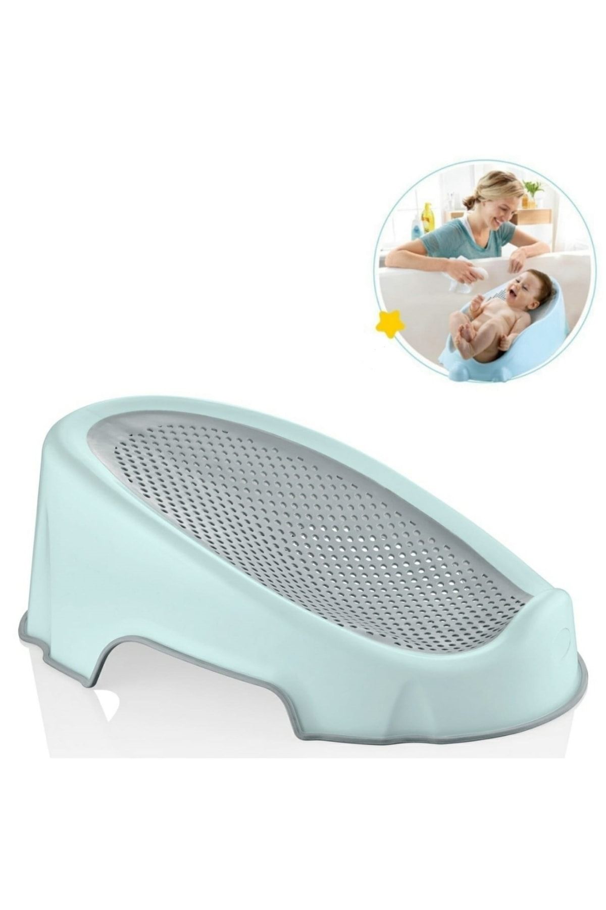 YOGH Soft Banyo Küvet Desteği Bebek Banyo Yardımcı Mint Yeşili