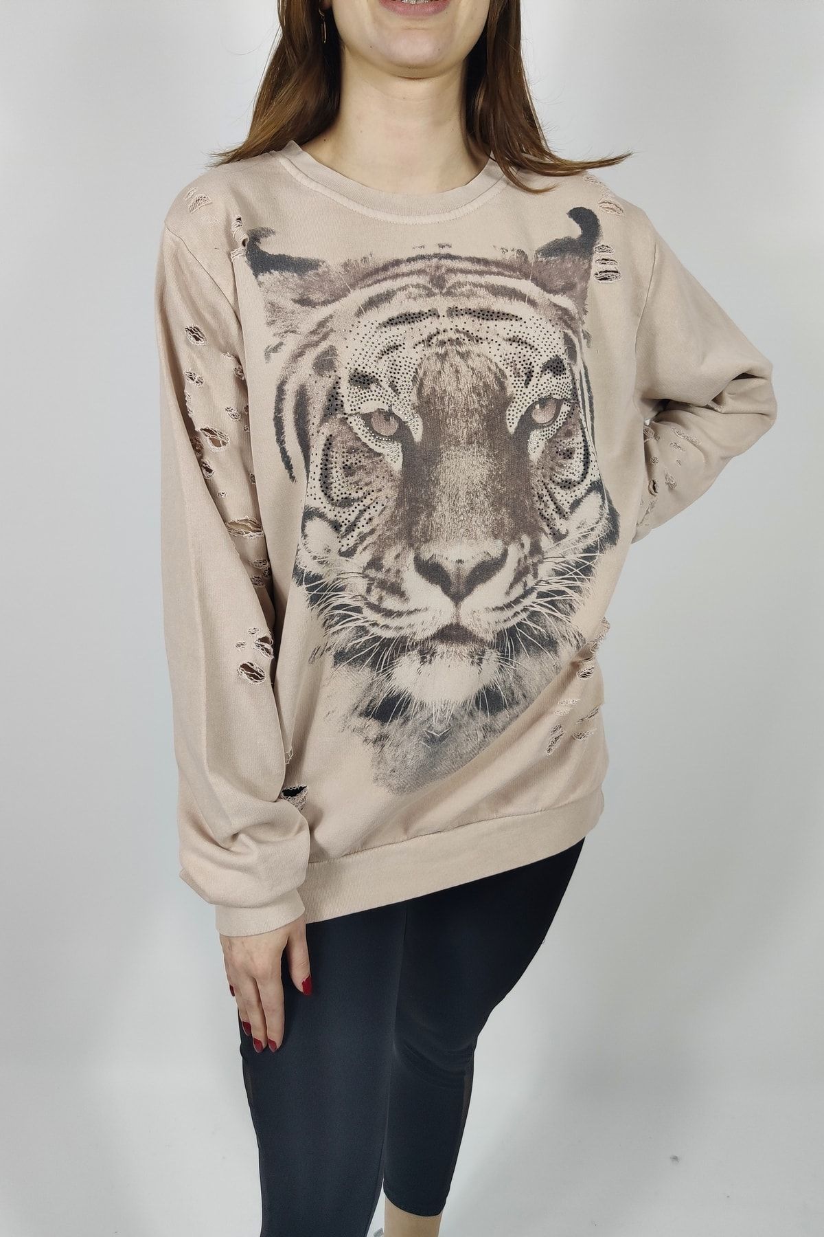 Wildfox tiger sweatshirt top