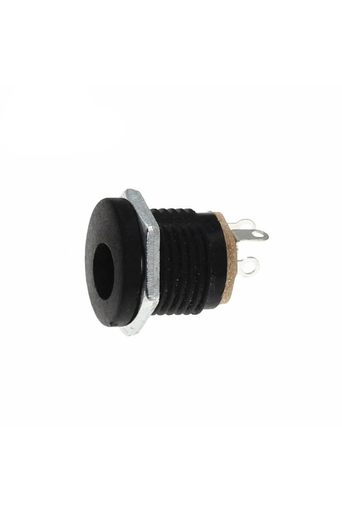 5.5x 2.1mm Plastik DC Güç Soketi Panel Montaj Power Jack Adaptör 7