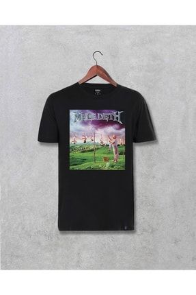 Megadeth Youthanasia Albüm Tasarım Baskılı Unisex Tişört 3283dark11631067