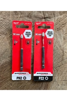 Milwaukee Ph2*90 Yıldız Bits Uç Pz2*90 Cobalt Çelik Vida Sıkma Ucu 2pcs
