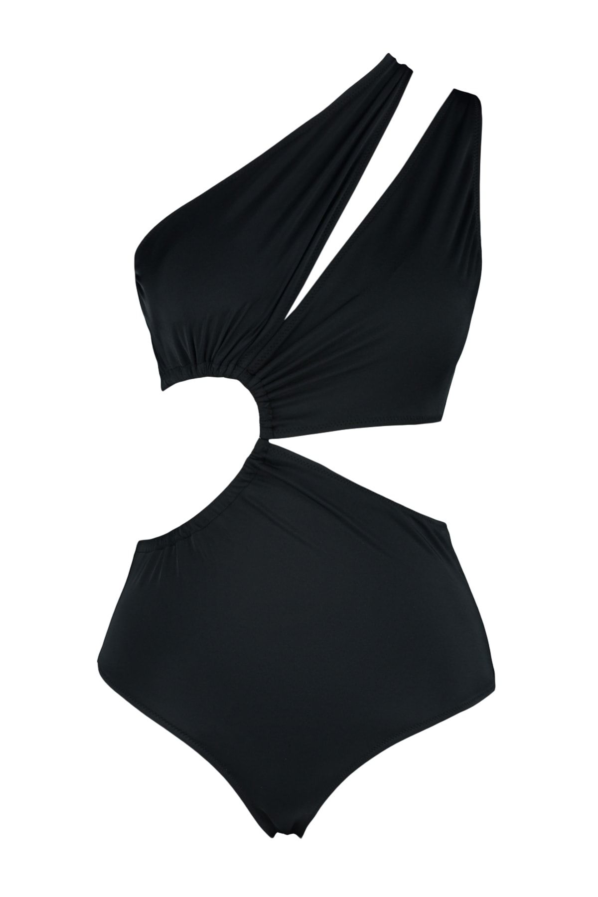 Trendyol Collection-Schwarzer Single Shoulder Tunnel Regular Mayokini TBESS23MA00206 8