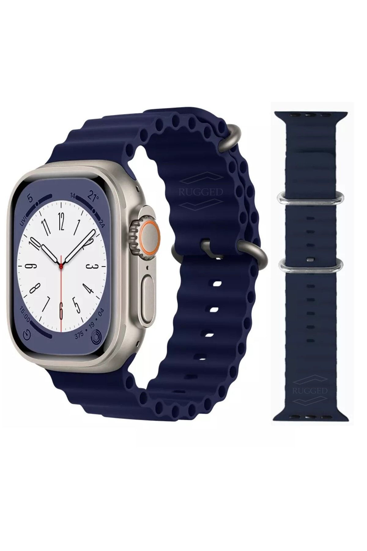 RUGGED Compatible with Apple Watch 6 7 8 Se Nike 42 44 45 46 Mm A