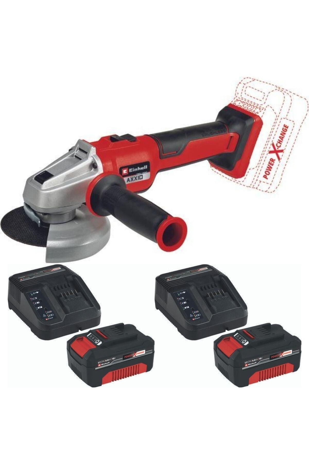 Einhell Axxıo 18/115 Q 2x4.0ah Akülü Kömürsüz Avuç Taşlama