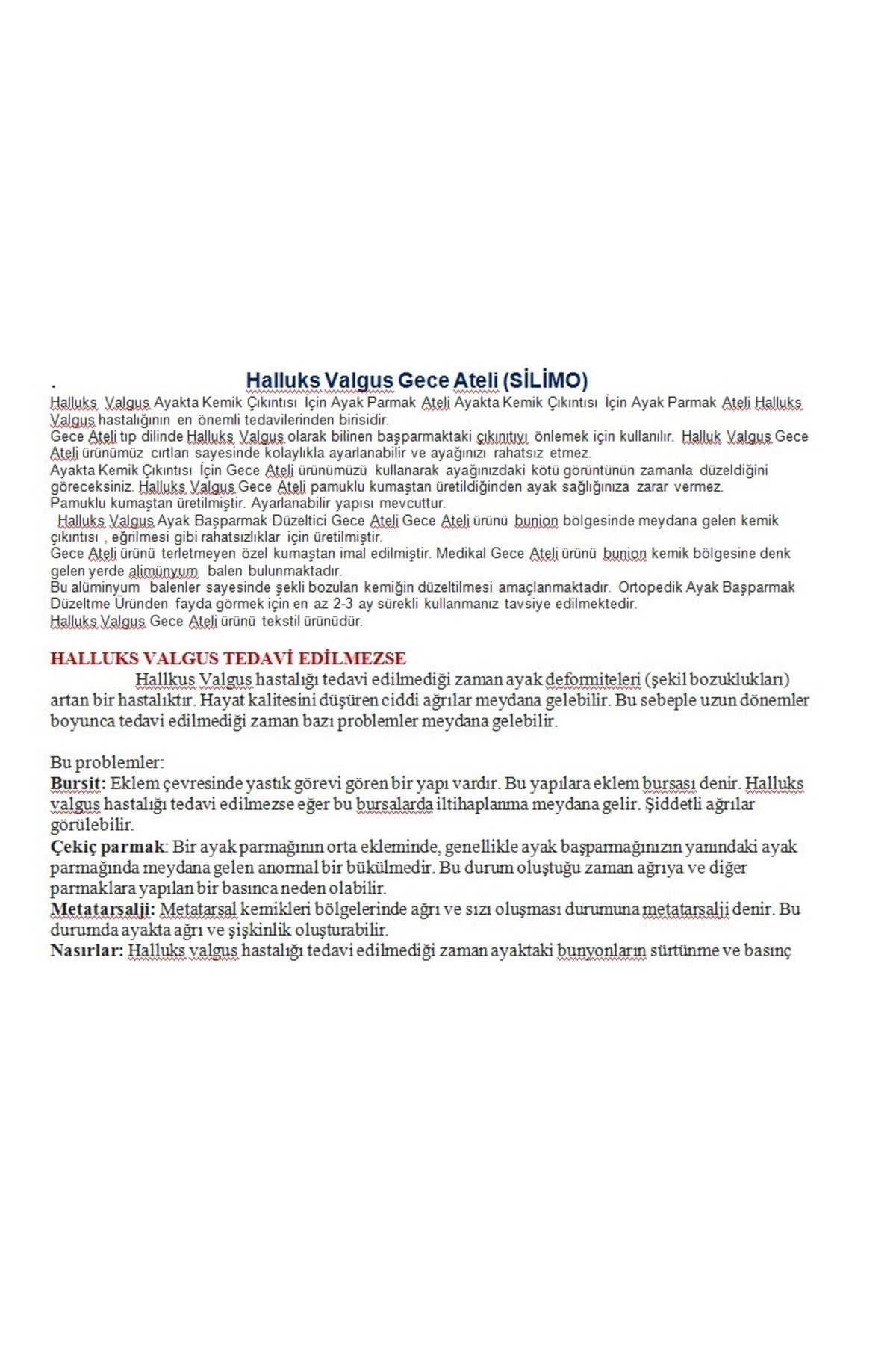 Medikal 2adet Gece Ateli Ayak Paşparmak Ateli Ortopedik Halluks Valgus Ayak Başparmak Ateli 5