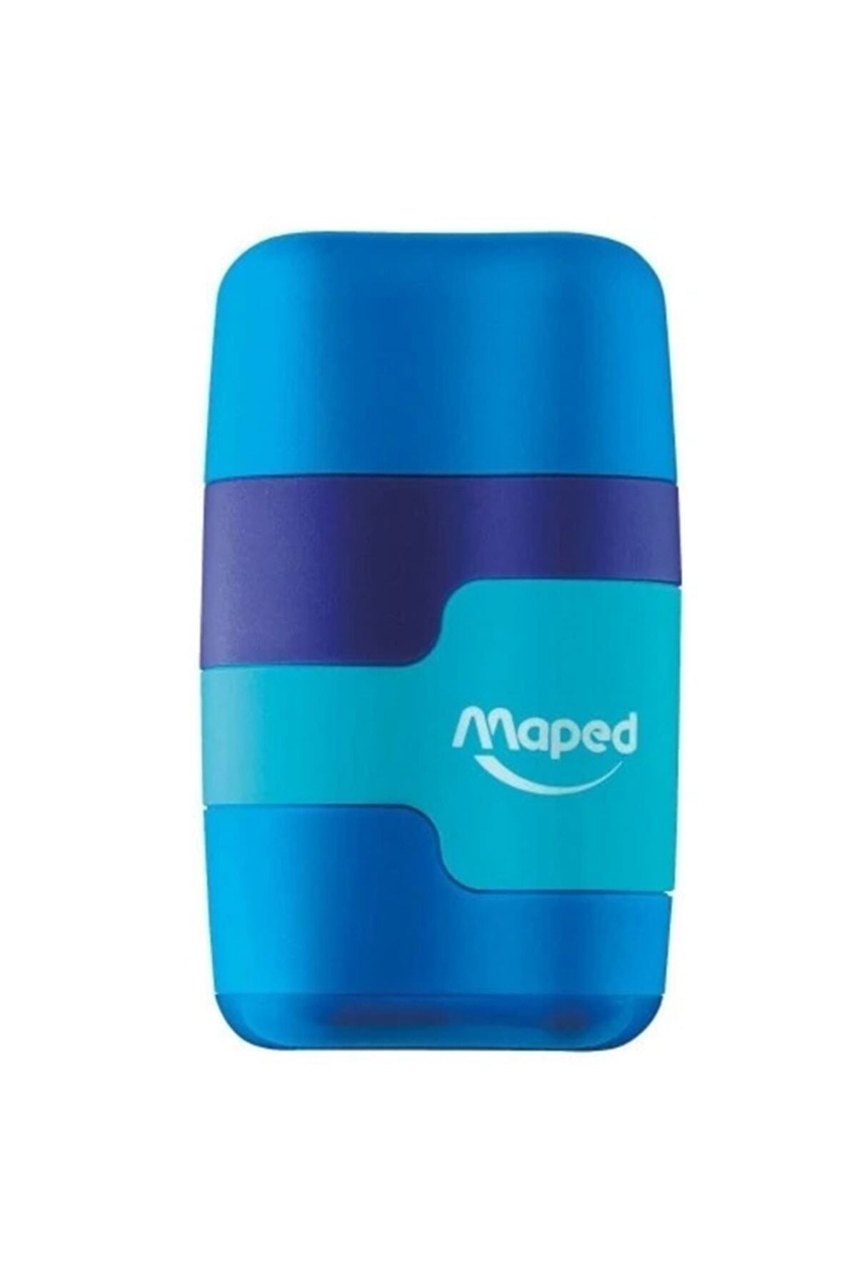 Maped Connect Renkli Çift Delikli Silgili Kalemtraş