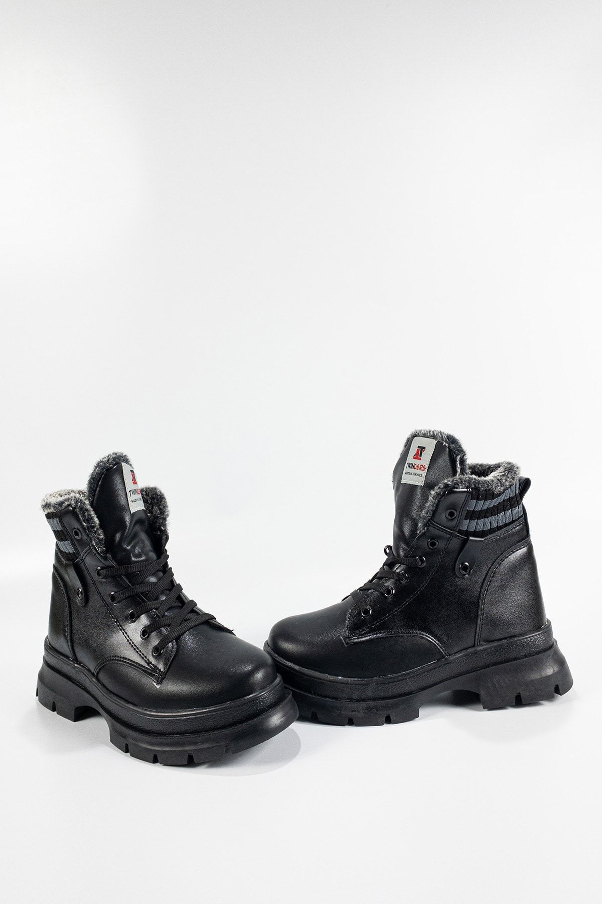 Tommy hilfiger black shop big flag sparkle boots