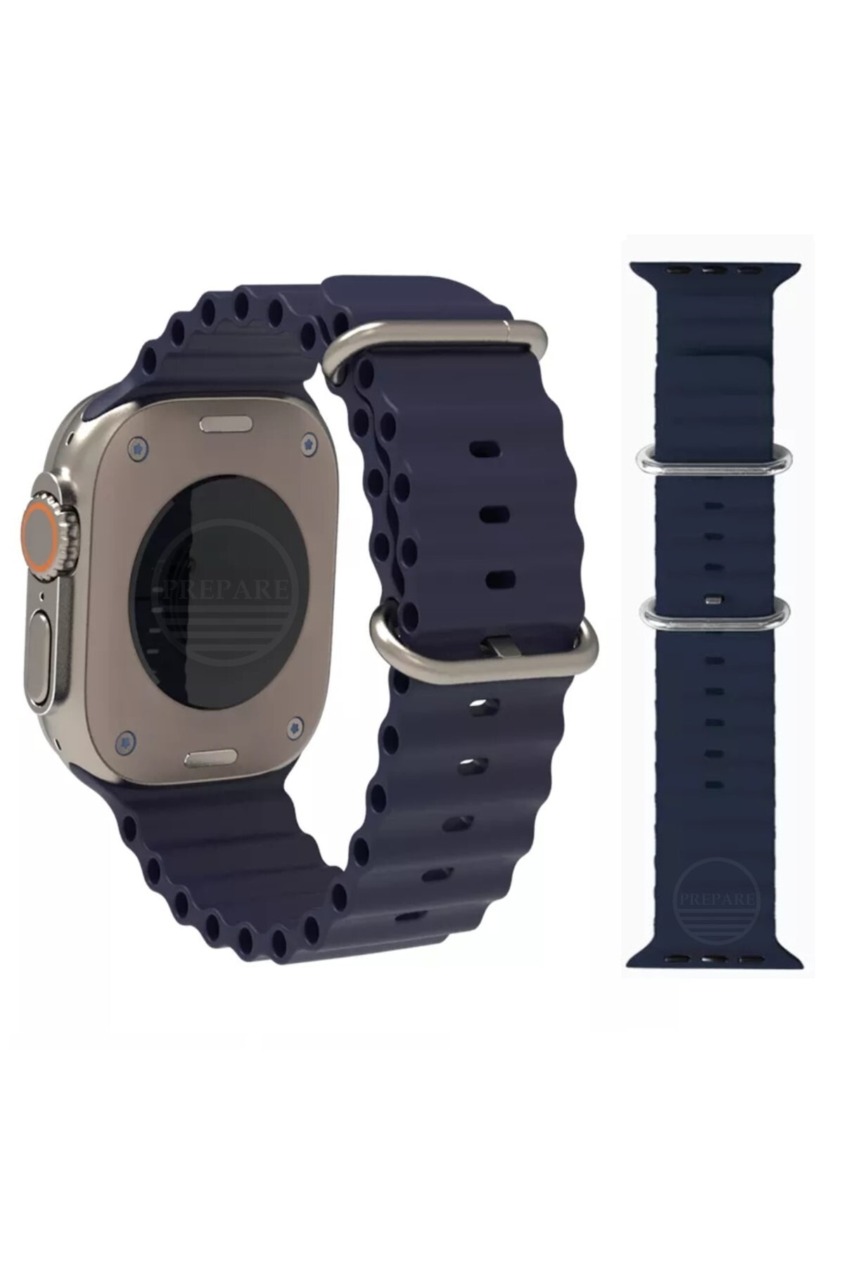Watch Compatible 6 7 8 Se Nike 42 44 45 46 Mm A Quality Ocean Cord Strap Silicone Bracelet