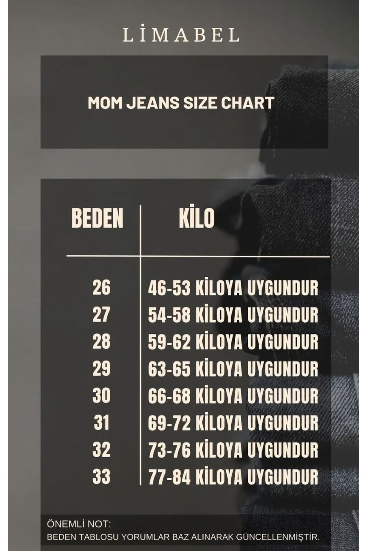LİMABEL-Γυναικείο Smoke Color 100% Τζιν ύφασμα Mom Fit Ψηλόμεσο τζιν 3