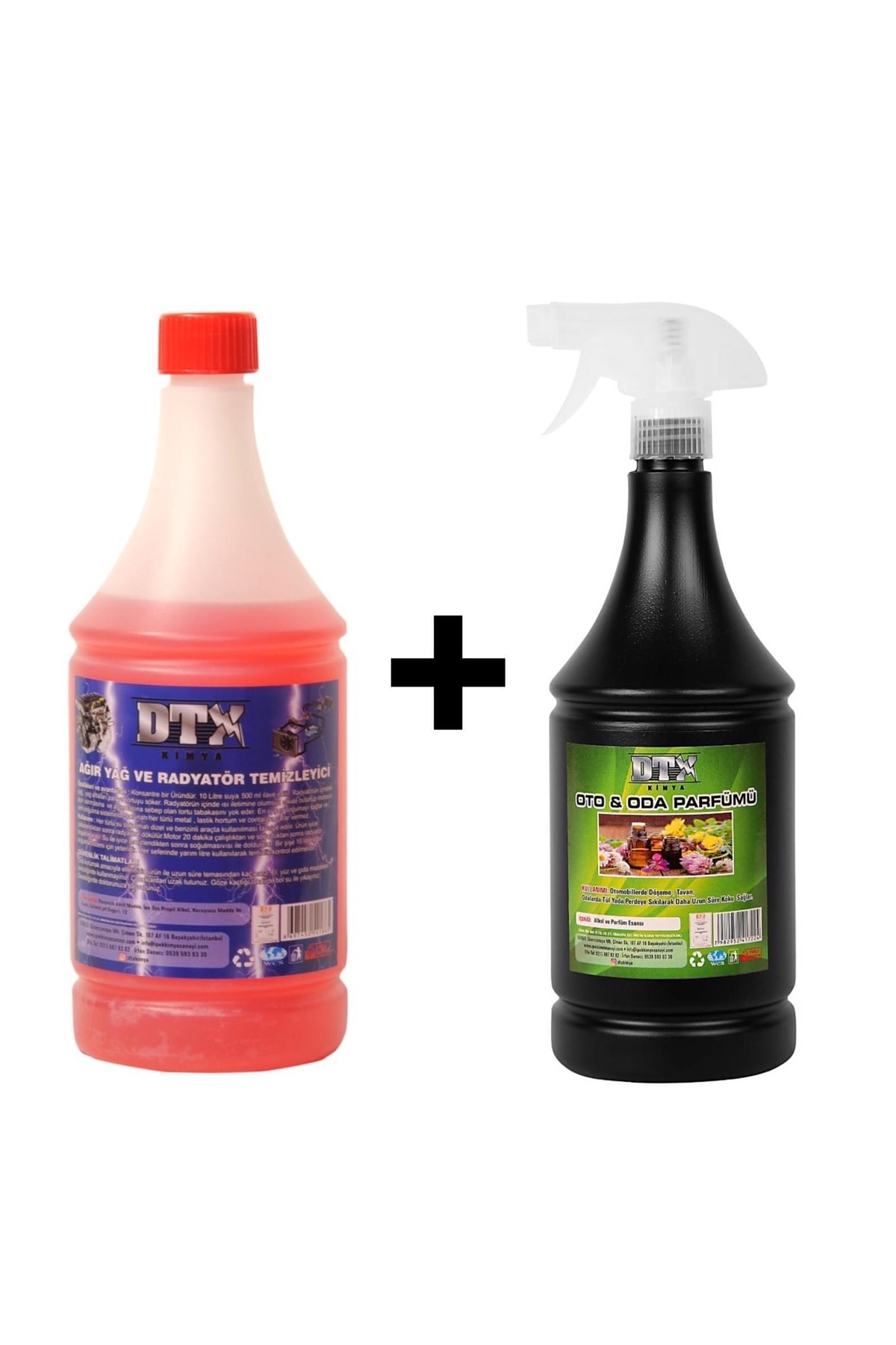 Oto Kalorifer Ve Petek Temizleme Sıvısı 1 Litre Oto Oda Ve Kokusu 500 Ml