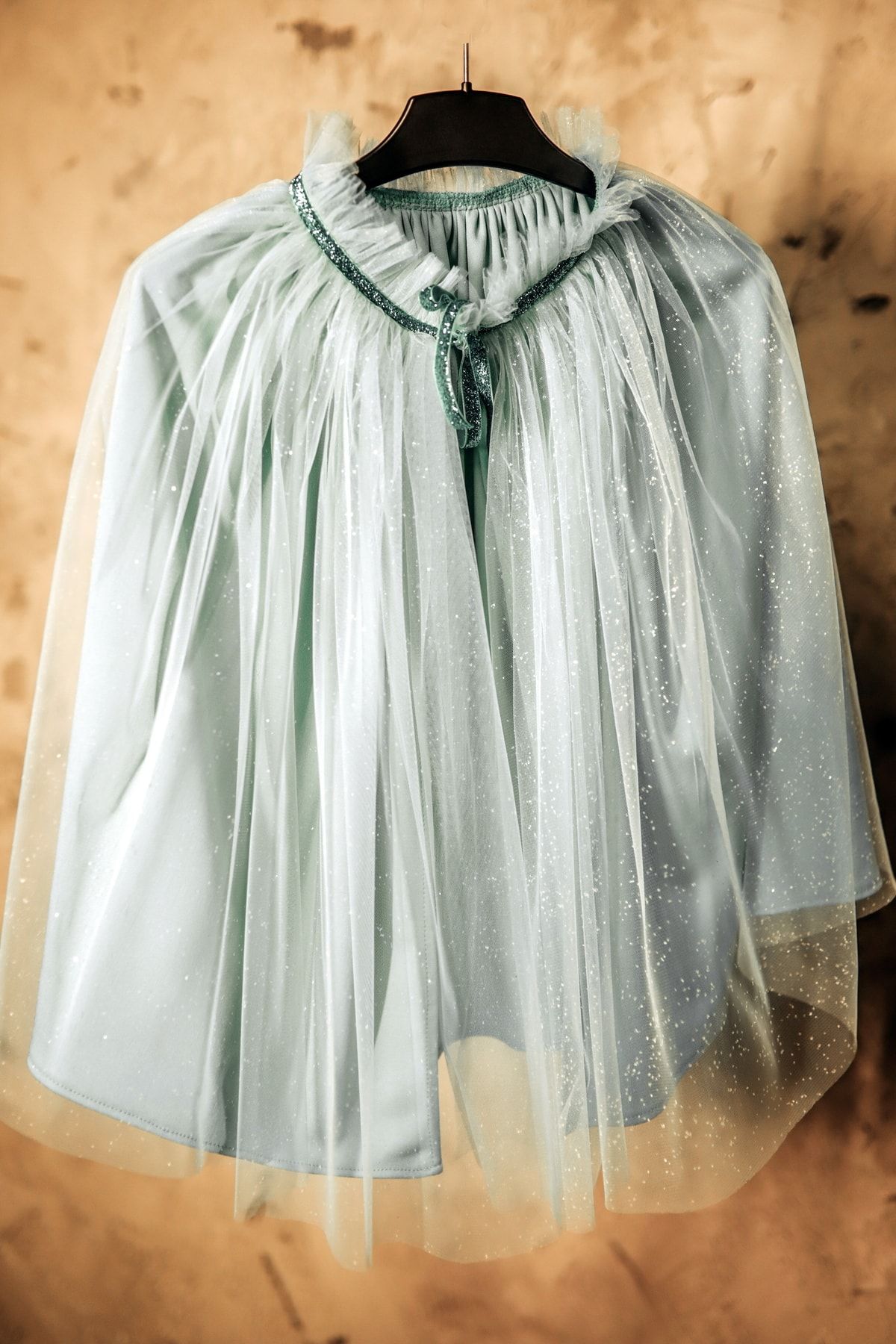 Karma-Glitter, Nile Green Children's Costume, Cloak 2