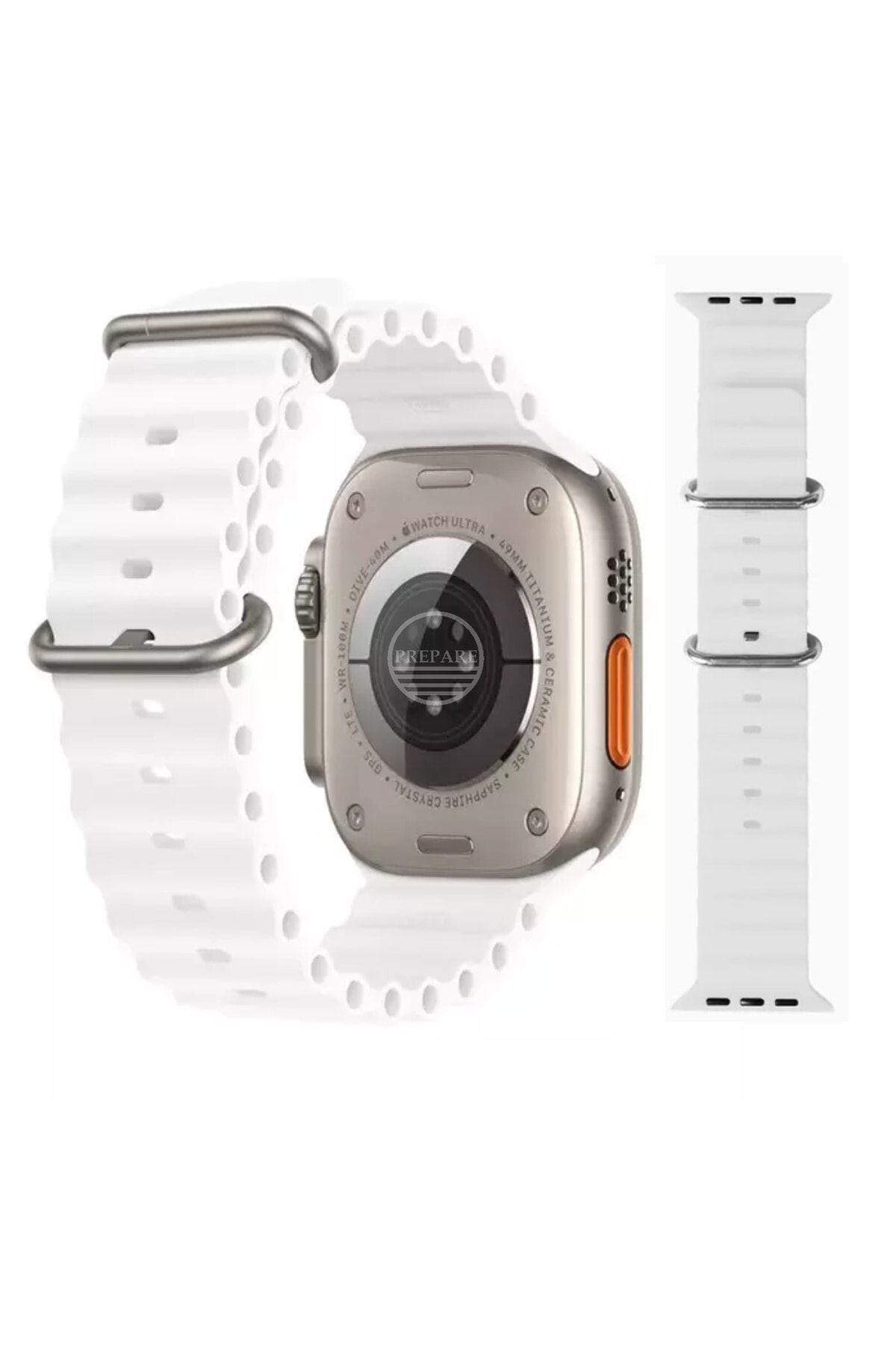 Apple Watch Compatible 6 7 8 Se Nike 42 44 45 46 Mm A Quality Ocean Cord Strap Silicone Bracelet