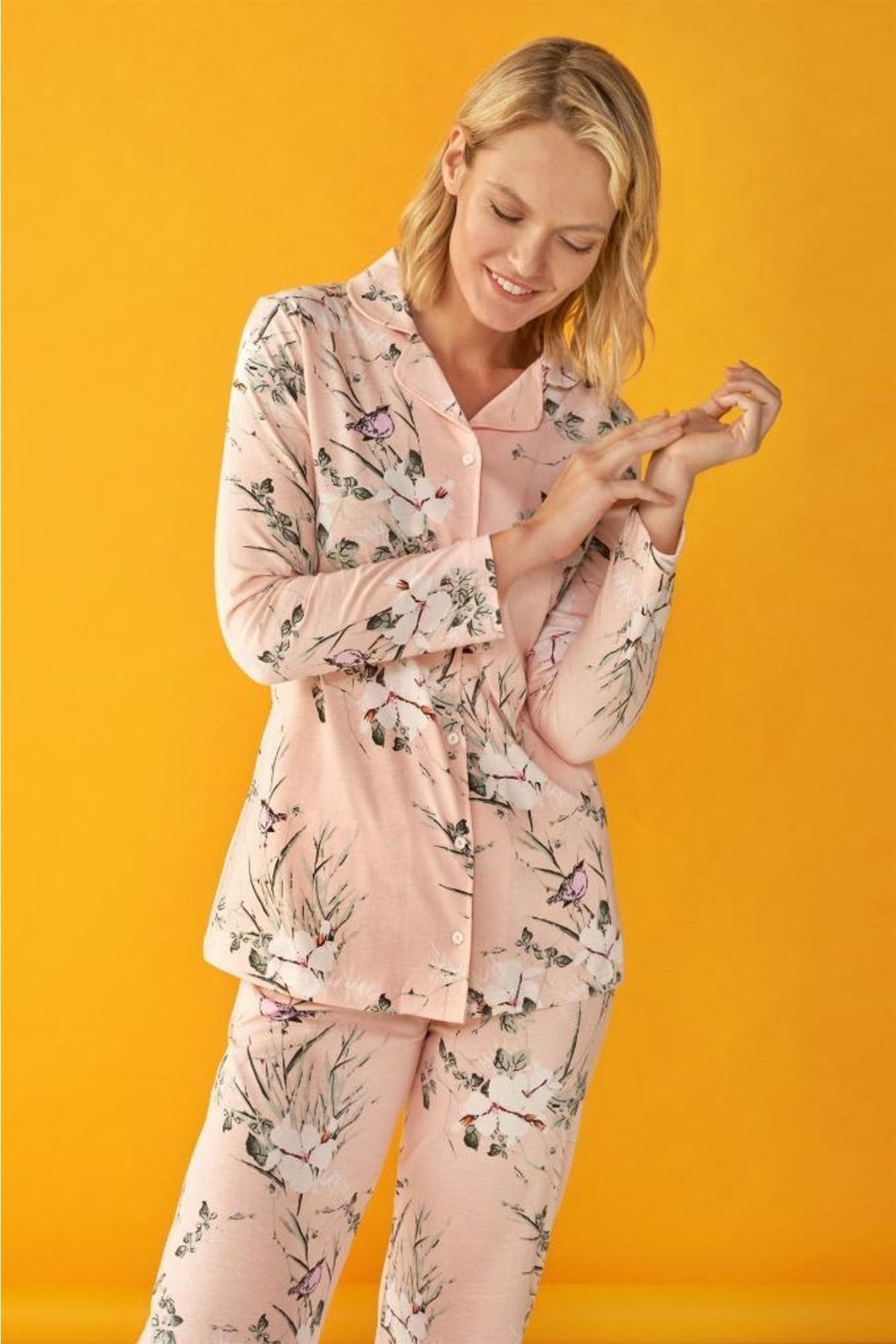 Over Sleep by Poleren nden D meli Uzun Kol Pijama Tak m 58 YE