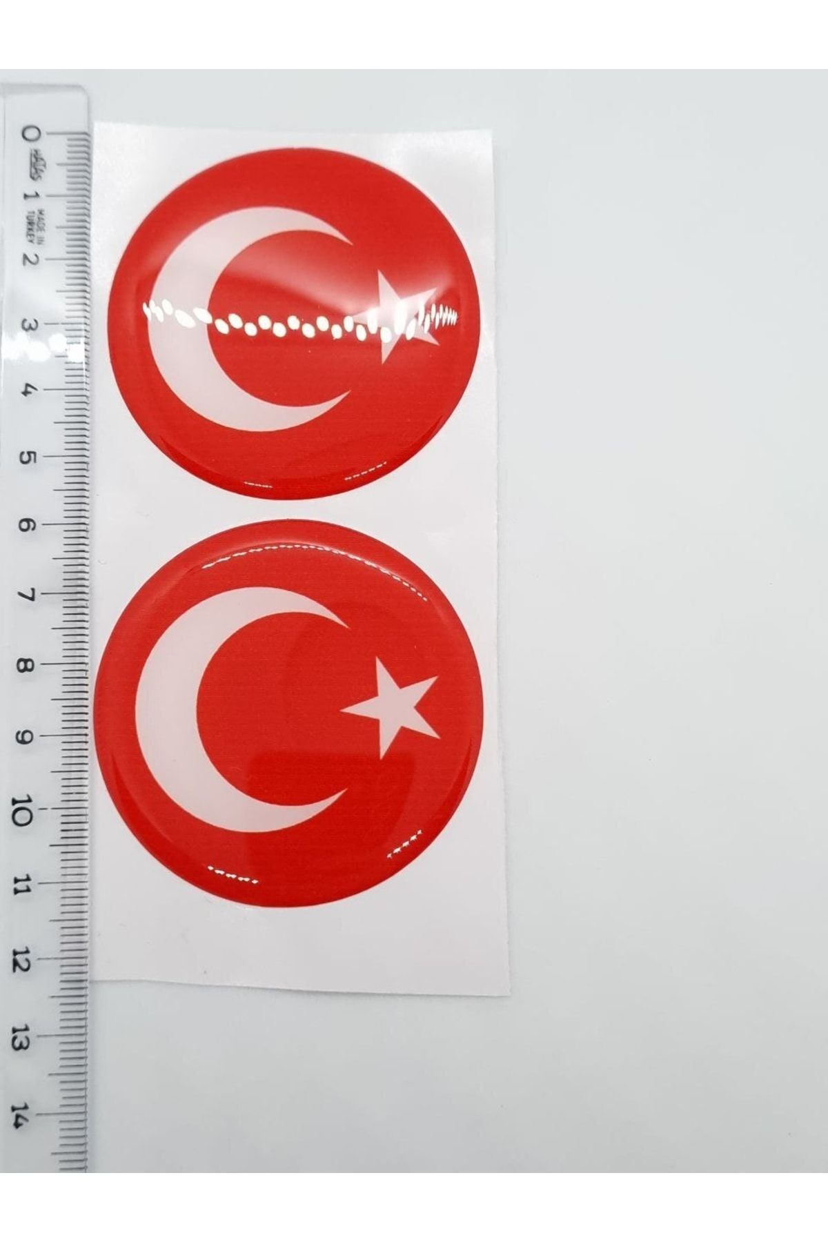 CybillStore-2-Piece Embossed Drop Sticker with Turkey Crest 2
