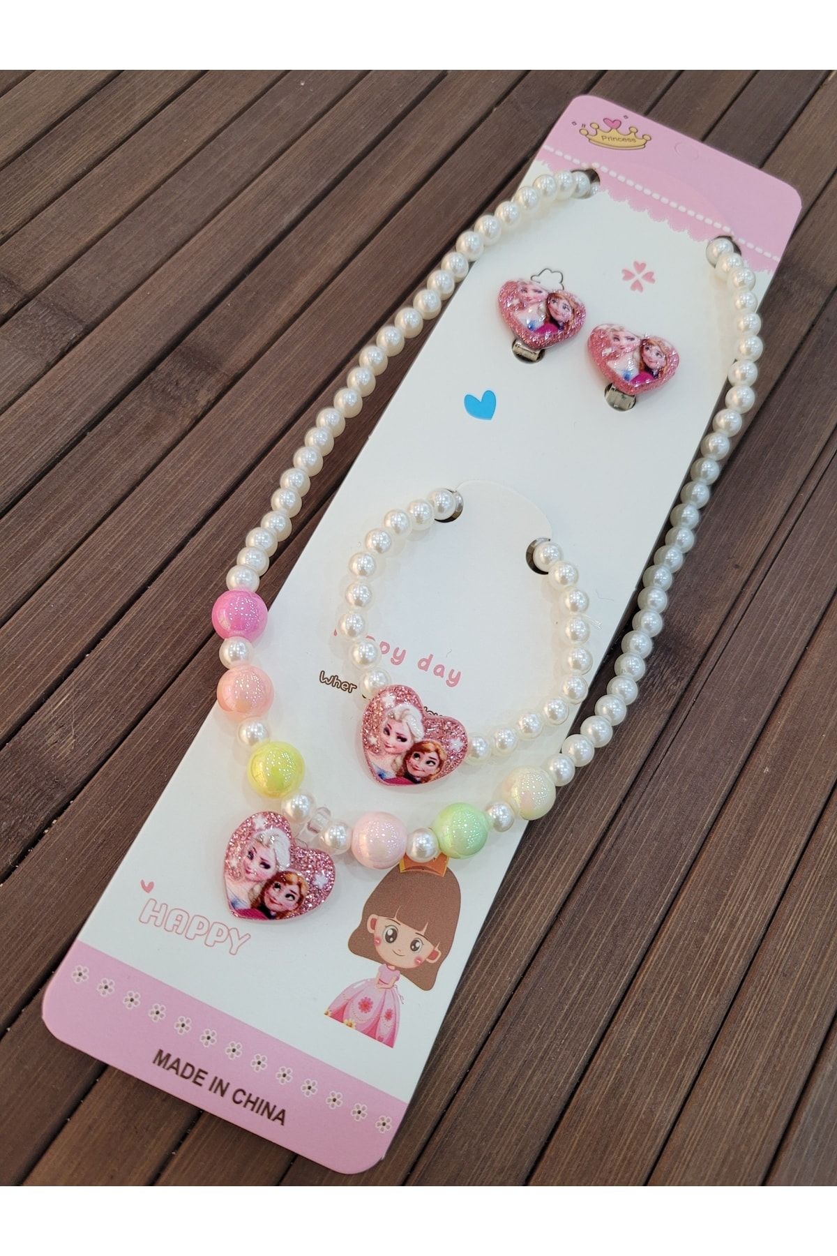 Necklace bracelet earring hot sale set