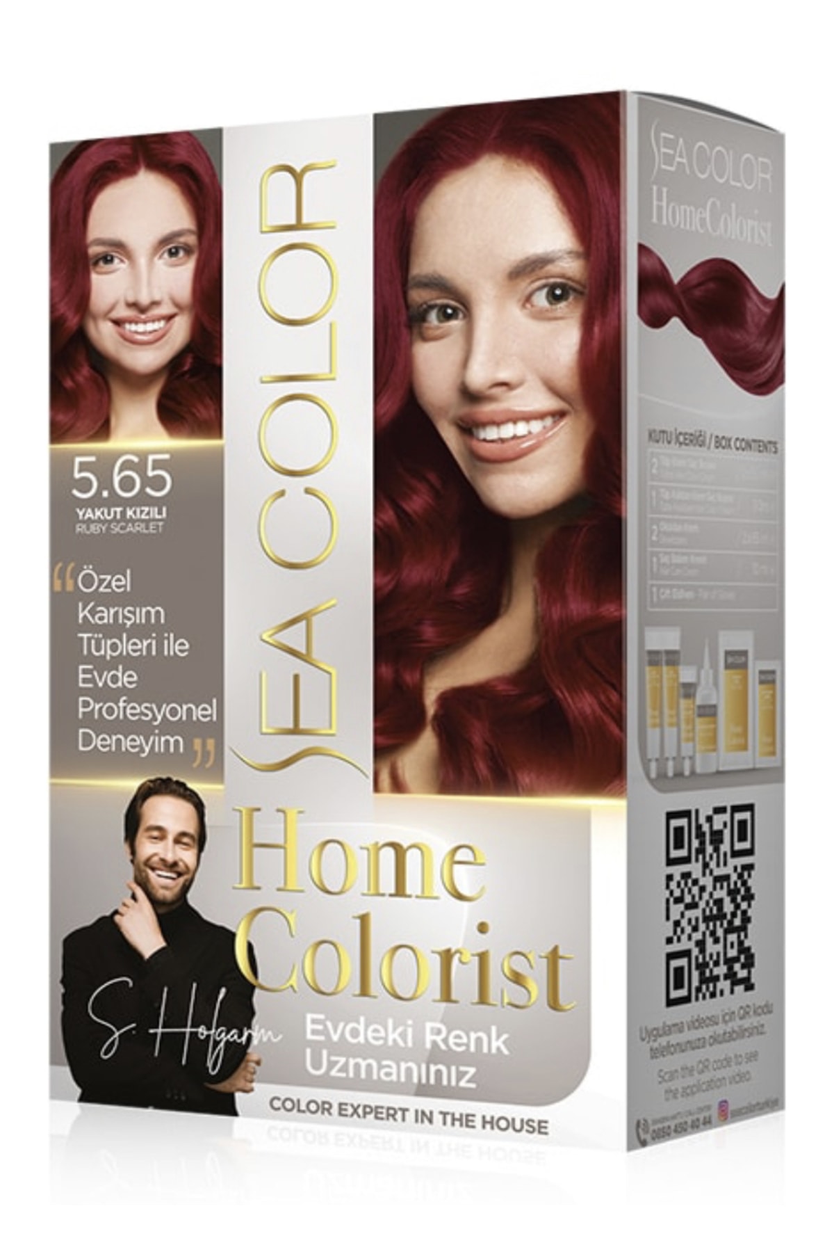 Sea Color Homecolorist 5.65 Yakut Kızılı Saç Boyası