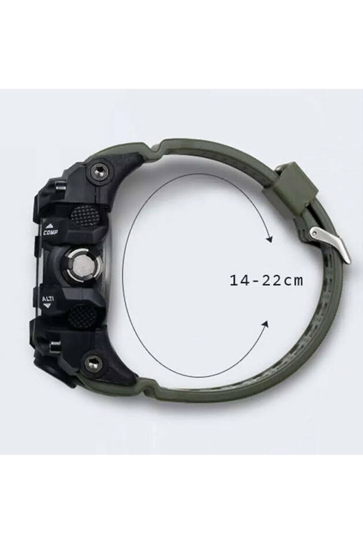 SMAEL-Men's Wristwatch Analog Digital Sports Black Fashion Trend Watch Gold 1545 5