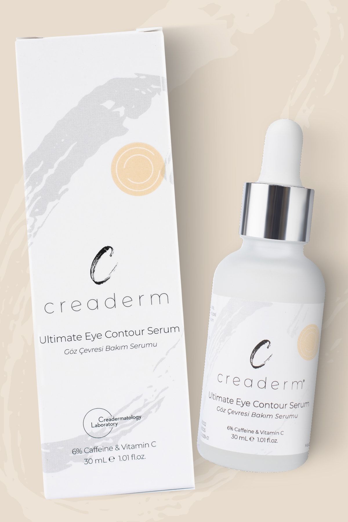 سرم مراقبت از کانتور چشم (6% کافئین و ویتامین C) CREADERM