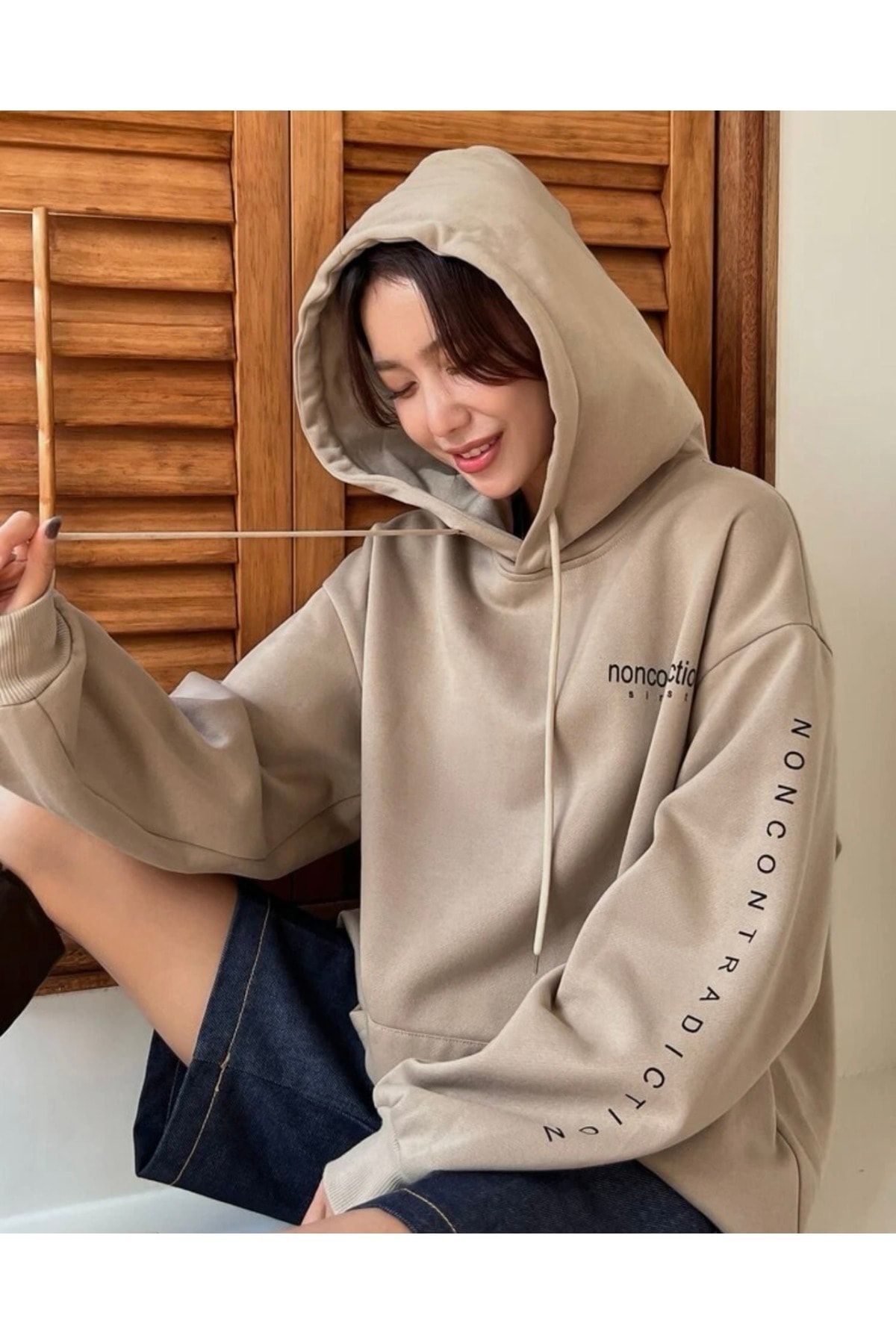 Non shop hooded sweatshirt