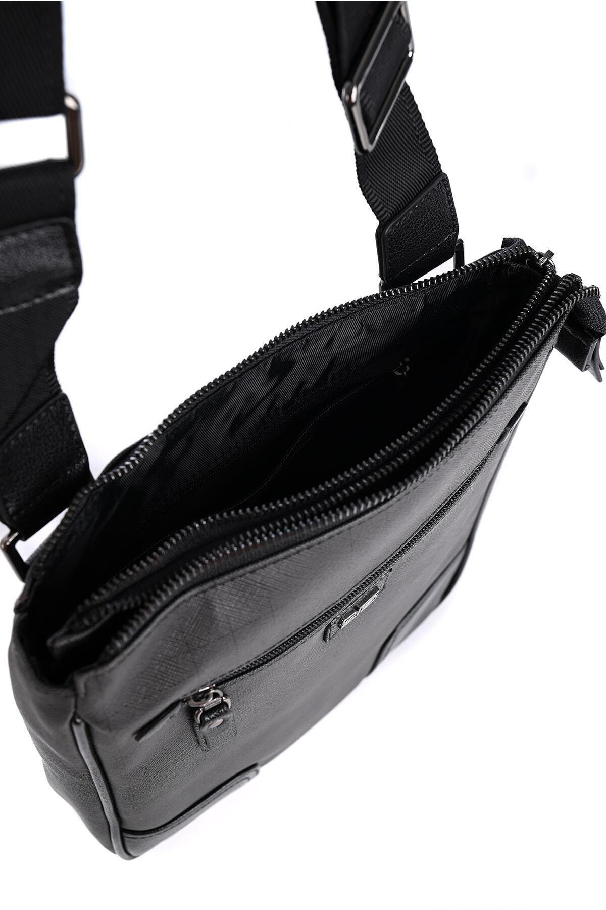 ÇÇS-30584 Long Strap Crossbody Bag Black 5