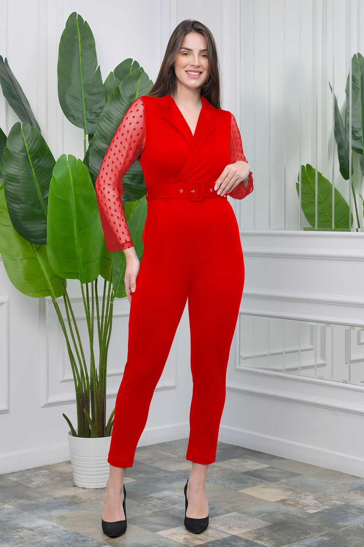 All cheap red jumpsuit