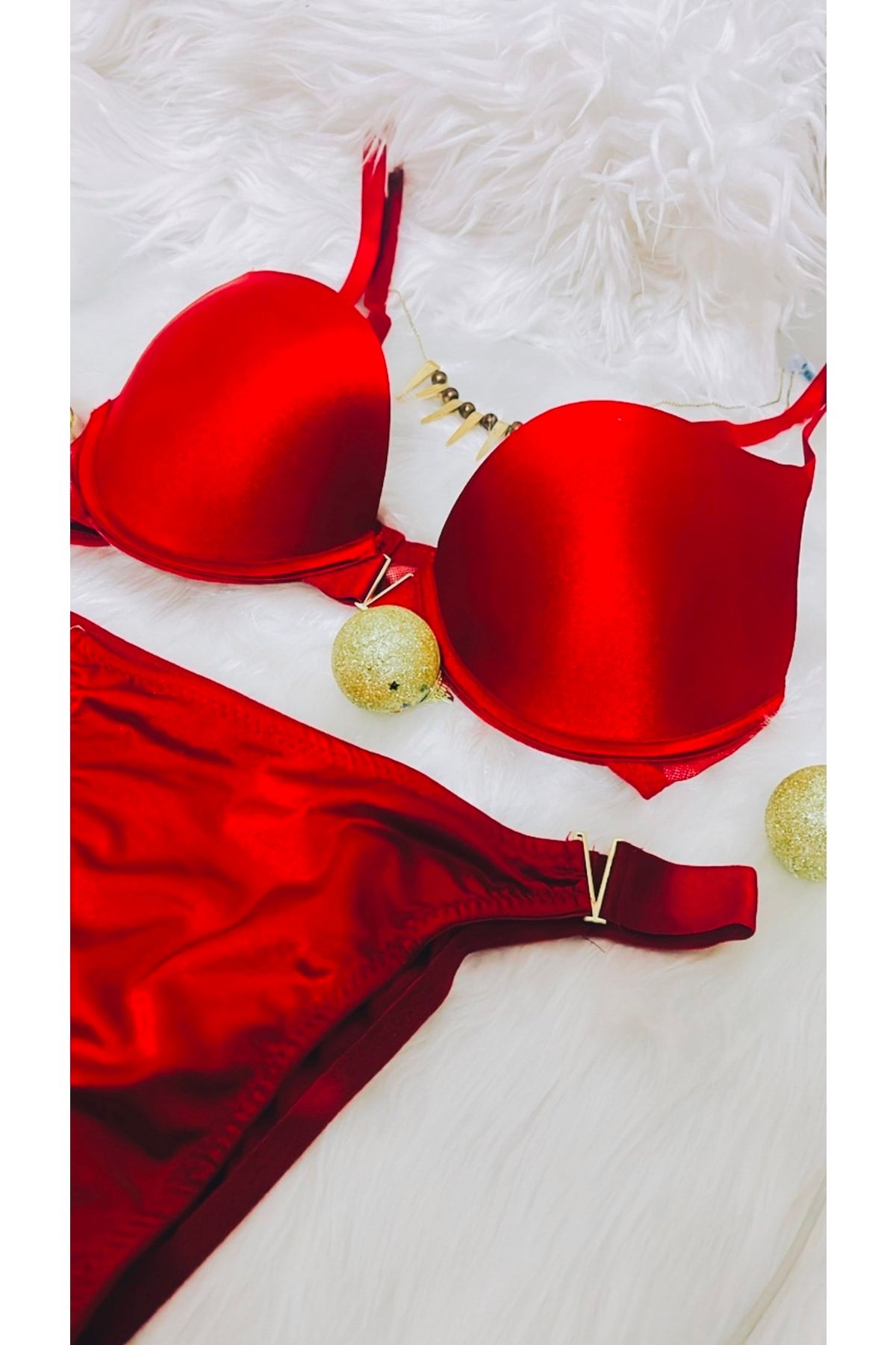MLS COLLECTİON V Detay Sexy Sütyen Takım