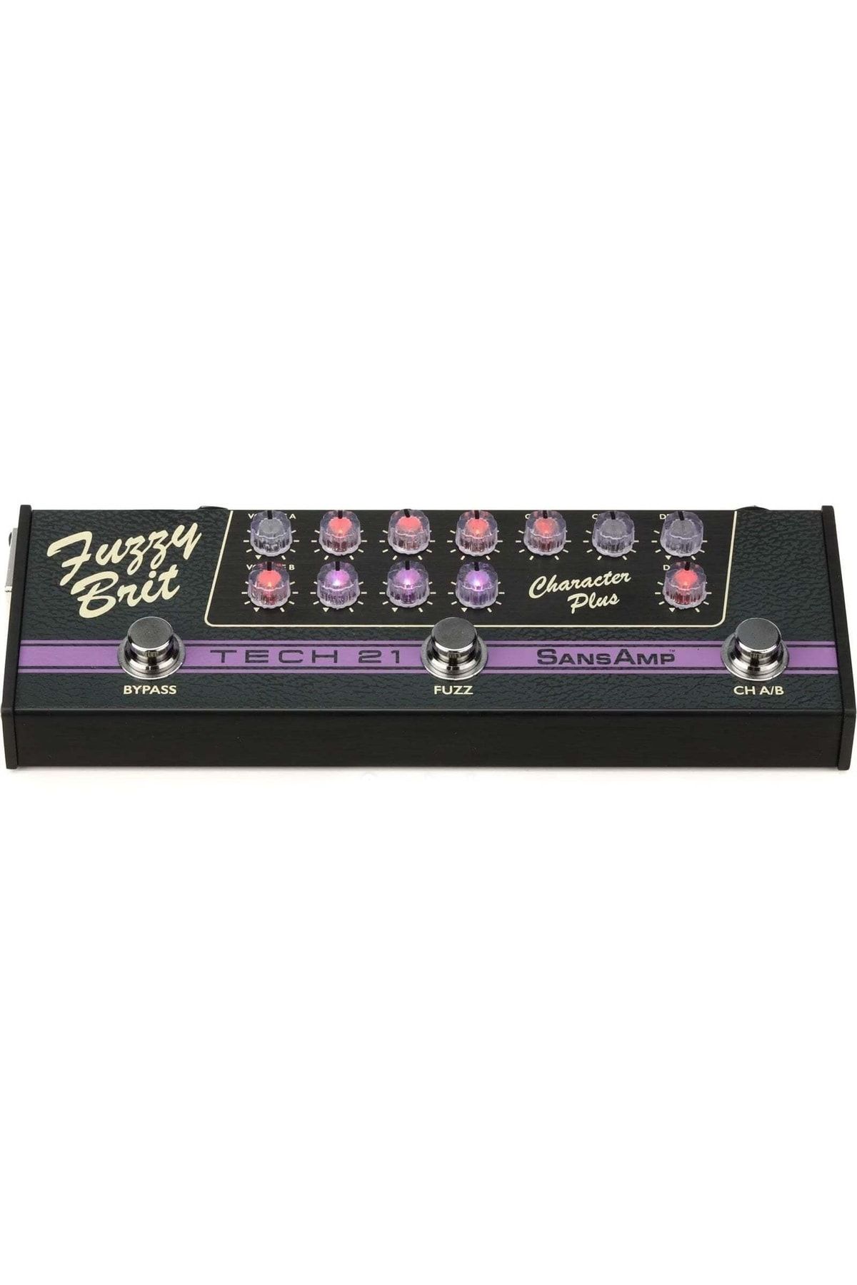 Tech 21-Sansamp Fuzzy Brit Marshall Amp Simulation Analog Guitar Pedal 7