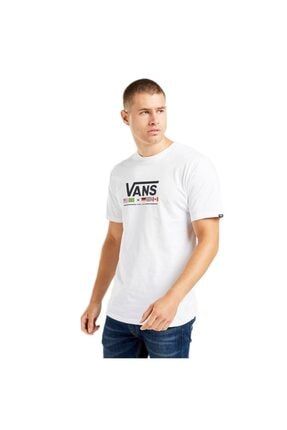 Erkek Beyaz Flag T-shirt VN06FLAGWHT