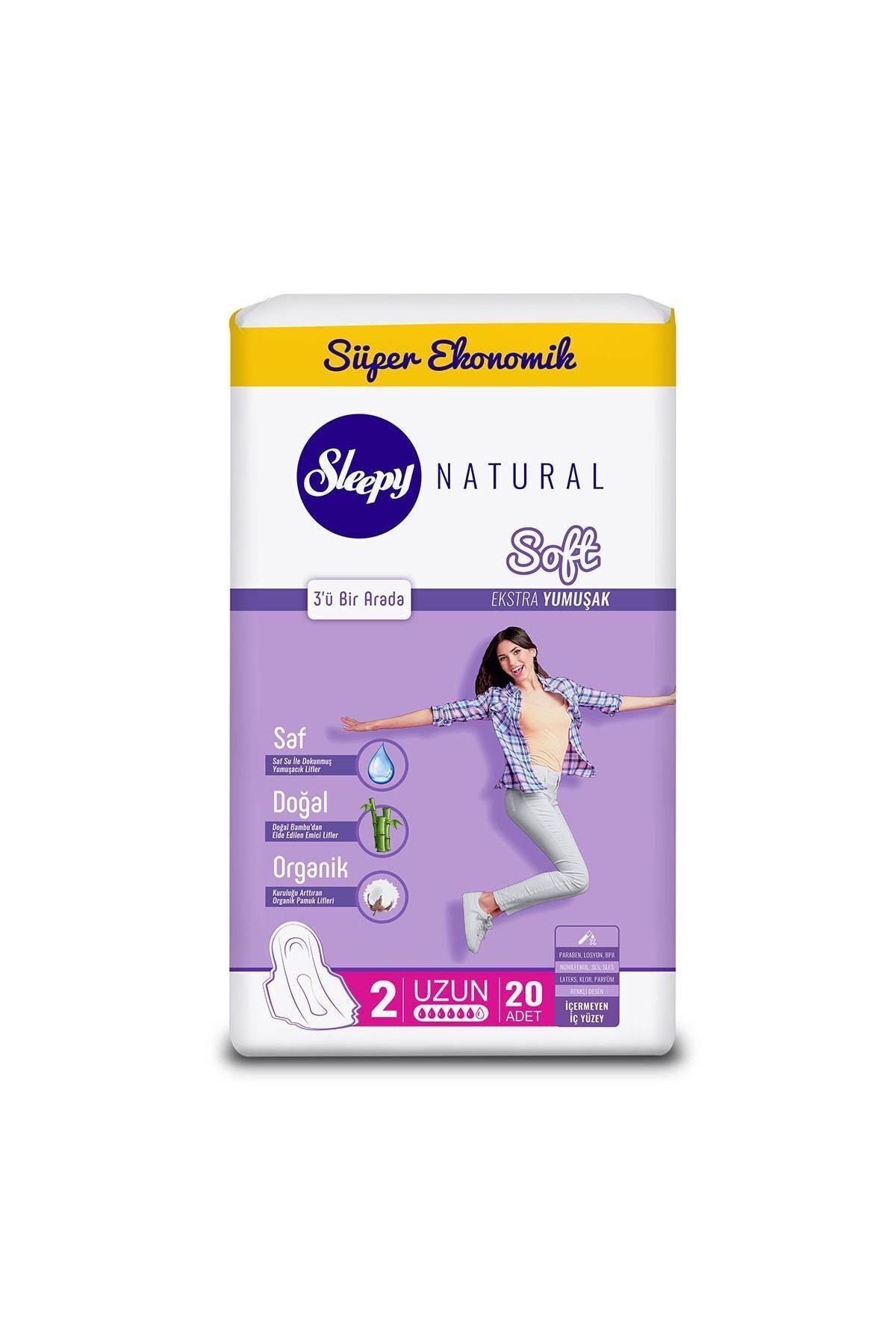 Sleepy-Natural Soft Extra Soft Long 20 Pads 2