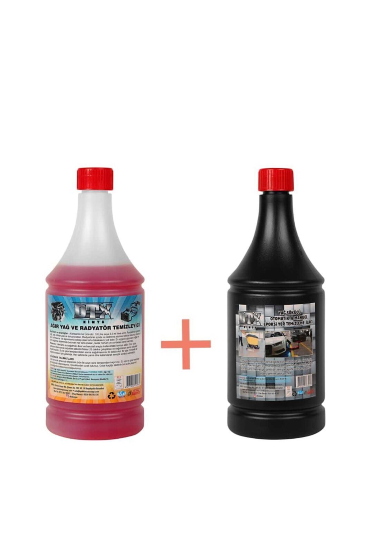 Oto Kalorifer Ve Petek Temizleme Ilacı Yağ Sök. Etkili 1 Lt & Epoxi Yer Temizleme Ilacı 1 Lt