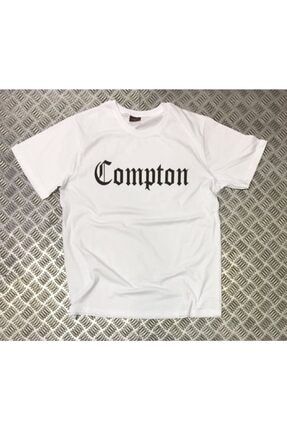 Compton Baskılı T-shirt BETYZ367-KOR