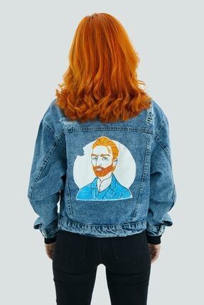 The Young Van Gogh El Yapımı Desenli Ceket LI-LAYVG