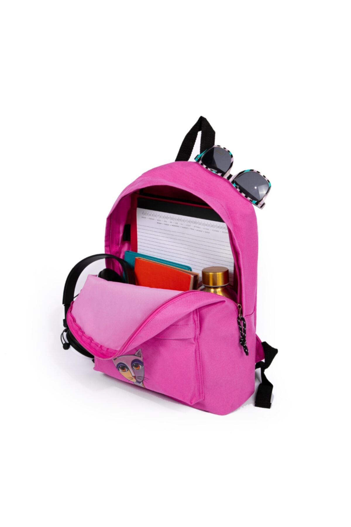 Biggdesign-Eule und Stadt - Midi-Rucksack 5