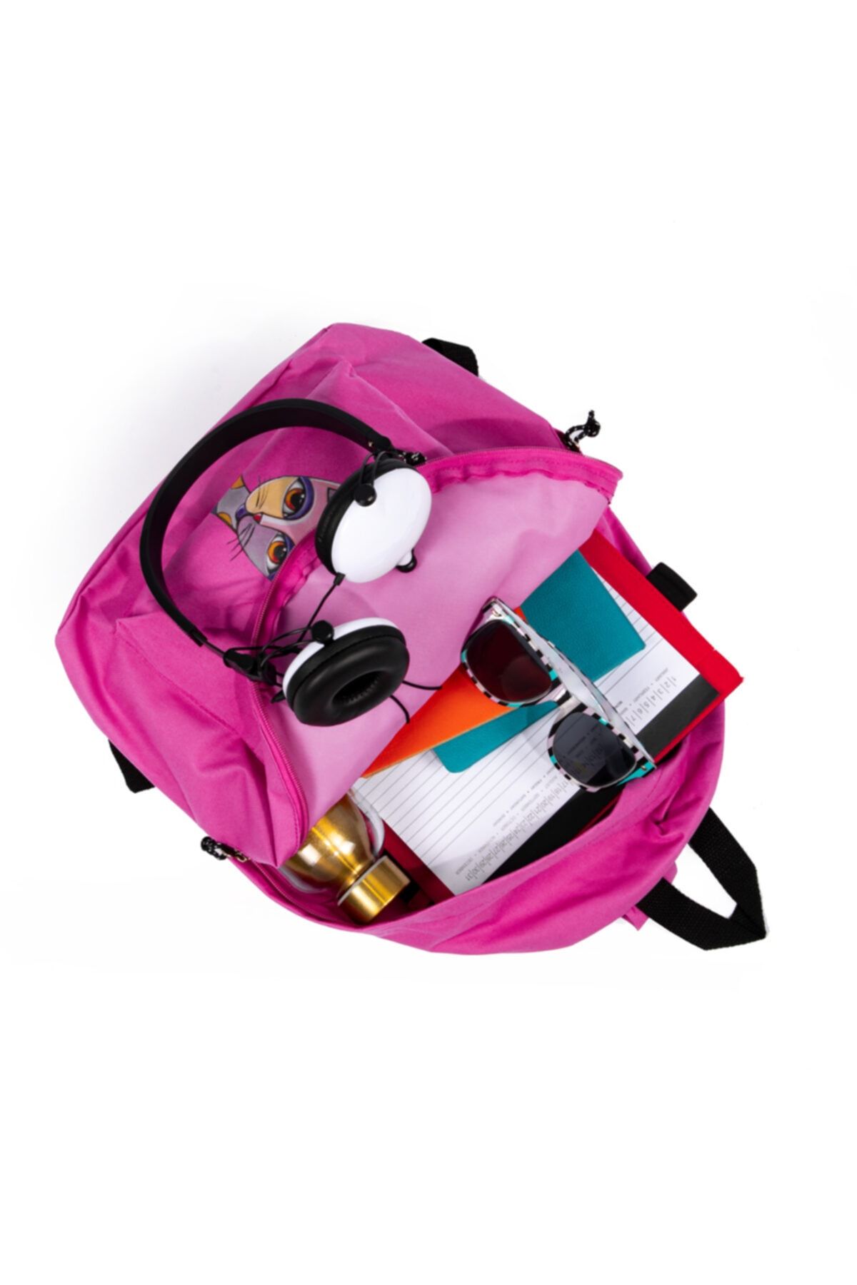 Biggdesign-Eule und Stadt - Midi-Rucksack 6