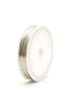 Gümüş Kaplama Takı Teli 0,4 Mm metal-tel-06-100gr-gumus
