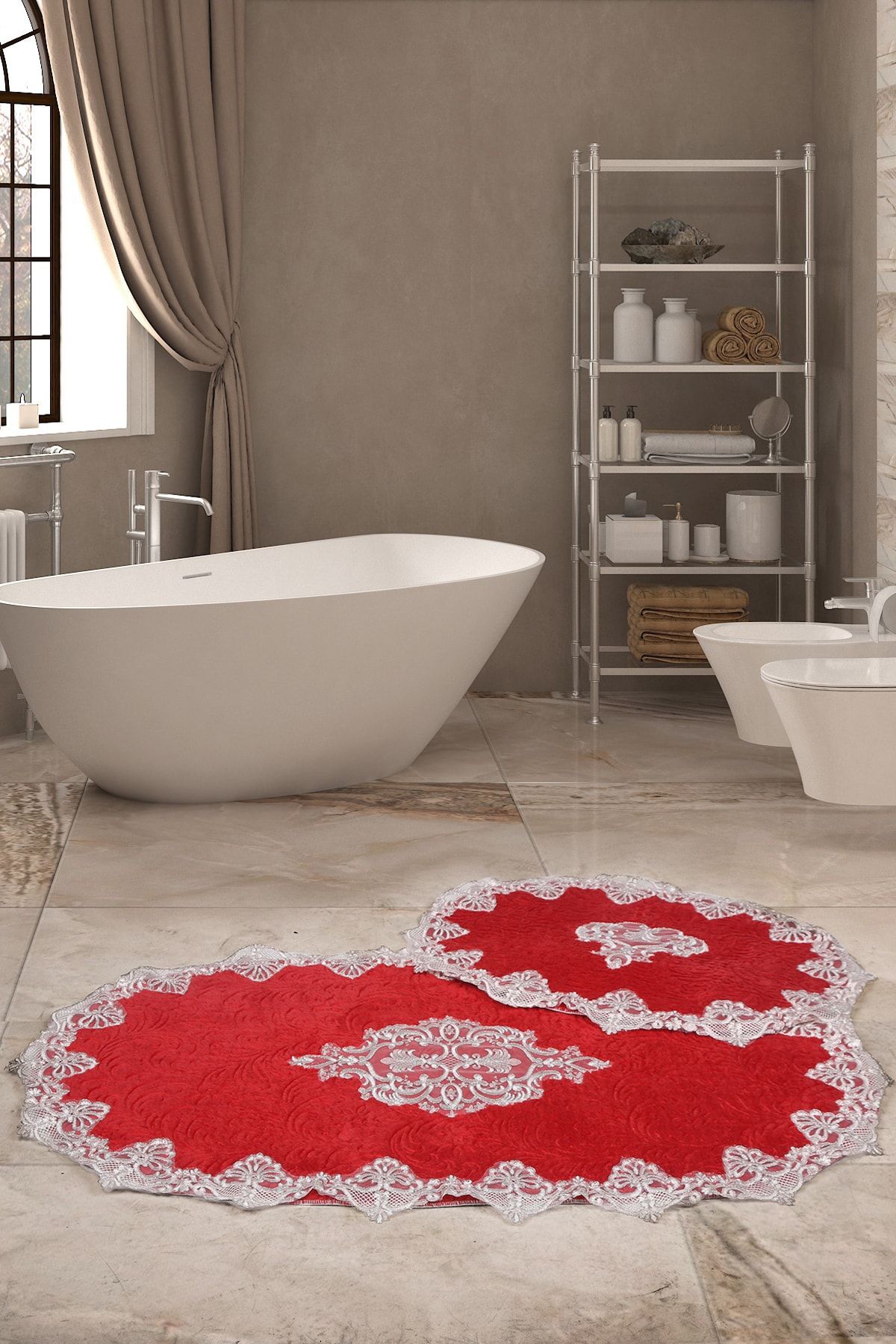 Burgundy outlet bathroom rugs