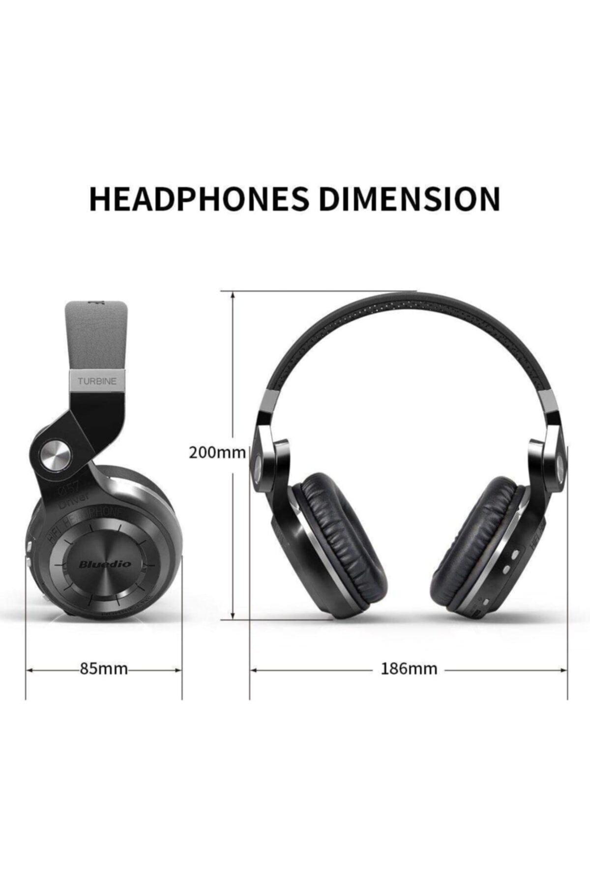 Bluedio T2sbca001 H-turbine T2s Bluetooth 4.1 Stereo Mikrofonlu K Fiyatı,  Yorumları - TRENDYOL