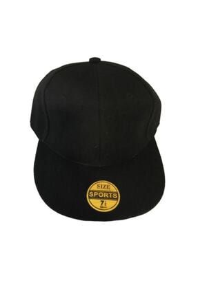 Unisex Siyah Düz Hip-hop Kep Şapka duz-hiphop-siyah