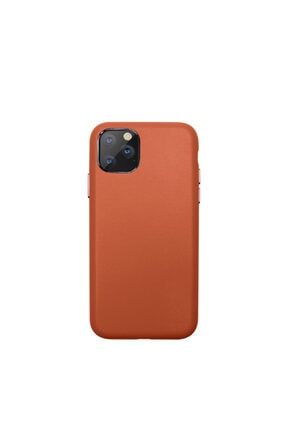 Iphone 11 Pro Uyumlu Deri Içi Kadife Leather Pc Case JR-BP610