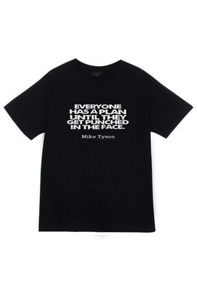 Mike Tyson Baskılı T-shirt ALV23478-KOR