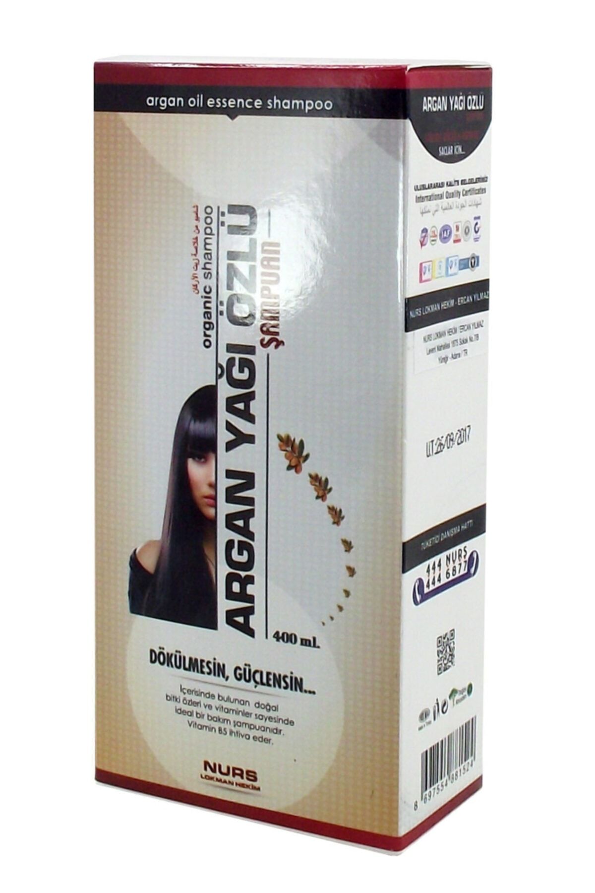 Argan Yağı Özlü Şampuan 400 ml