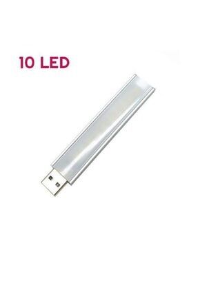 Mini Flash Taşınabilir Usb 10 Led Beyaz Işık Gece Lambası STUSBED10LED