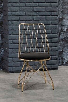 Paris Gold Baklava Sandalye- Mutfak Sandalyesi AVVİO572