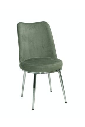 Fulya Gold Mutfak Sandalyesi Yeşil AVVİO306