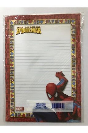 Kırmızı Spider-man Baskılı Mektupluk 15li 160100-60