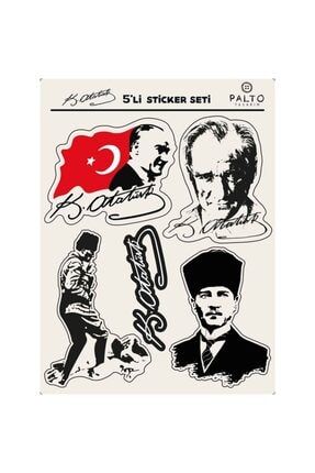 Atatürk 5'li Sticker Seti STC01